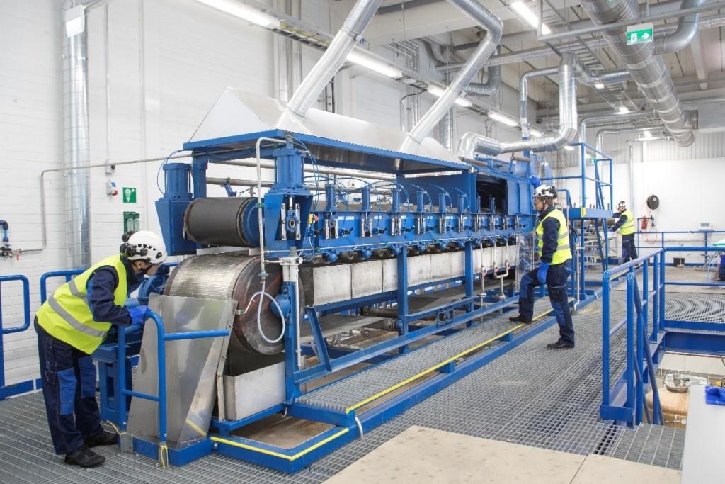 VTT’s pilot wet-spinning machine in Espoo, Helsinki-Uusimaa Region